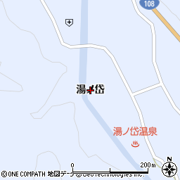 秋田県湯沢市秋ノ宮（湯ノ岱）周辺の地図