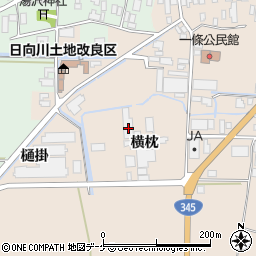 山形県酒田市市条横枕16周辺の地図