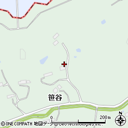 岩手県一関市赤荻笹谷120周辺の地図