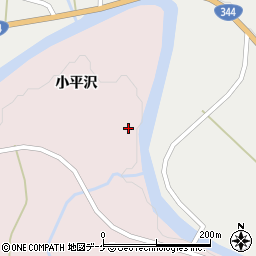 山形県酒田市下青沢小平沢35-2周辺の地図