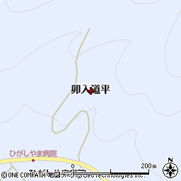 岩手県一関市東山町松川卯入道平周辺の地図