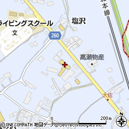 岩手トヨタ自動車平泉店周辺の地図
