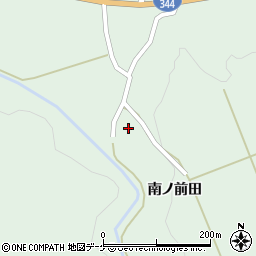 山形県酒田市上青沢姥ケ沢周辺の地図