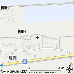 山形県酒田市豊原周辺の地図