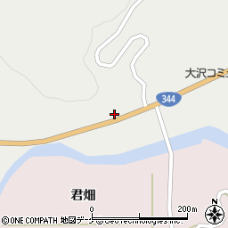 山形県酒田市大蕨下黒沢24-2周辺の地図