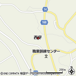 岩手県一関市舞川西平周辺の地図