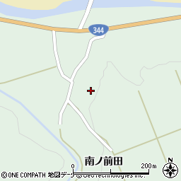 山形県酒田市上青沢南ノ前田周辺の地図
