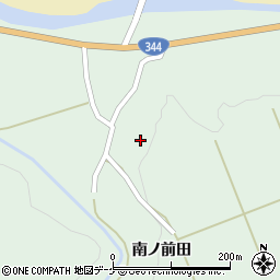 山形県酒田市上青沢（南ノ前田）周辺の地図