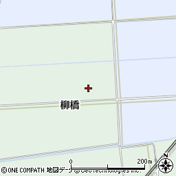 山形県酒田市保岡柳橋周辺の地図