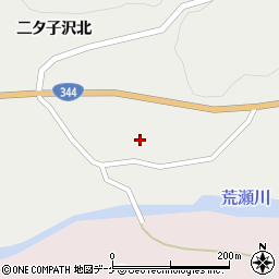 山形県酒田市大蕨（二タ子）周辺の地図