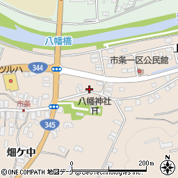 山形県酒田市市条水上112周辺の地図