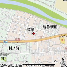 山形県酒田市市条荒瀬56周辺の地図