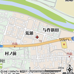 山形県酒田市市条荒瀬104周辺の地図