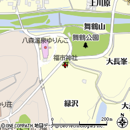 福市神社周辺の地図