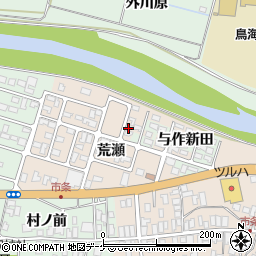 山形県酒田市市条荒瀬53周辺の地図