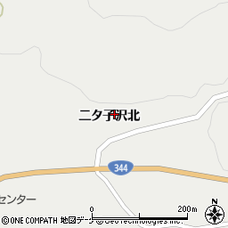 山形県酒田市大蕨（二タ子沢北）周辺の地図