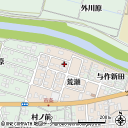 山形県酒田市市条荒瀬69周辺の地図