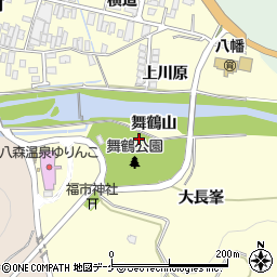 山形県酒田市麓舞鶴山周辺の地図