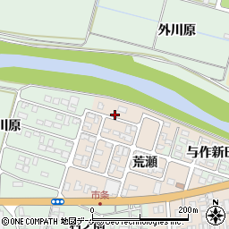 山形県酒田市市条荒瀬66周辺の地図