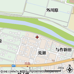 山形県酒田市市条荒瀬64周辺の地図