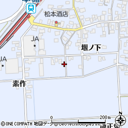山形県酒田市本楯通伝41周辺の地図