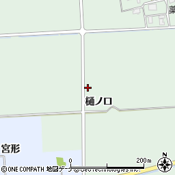 山形県酒田市大豊田樋ノ口周辺の地図