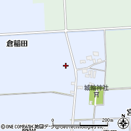 山形県酒田市城輪倉稲田周辺の地図