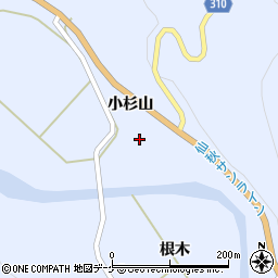 秋田県湯沢市秋ノ宮小杉山15周辺の地図