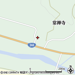 山形県酒田市常禅寺西ノ沢周辺の地図