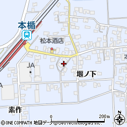 山形県酒田市本楯通伝4周辺の地図