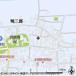 山形県酒田市本楯新田目42周辺の地図