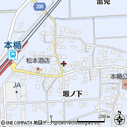 山形県酒田市本楯新田目130-1周辺の地図