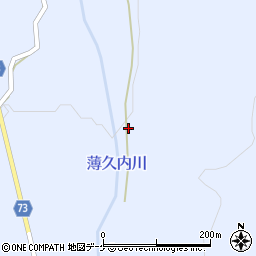 秋田県湯沢市秋ノ宮山谷坂周辺の地図
