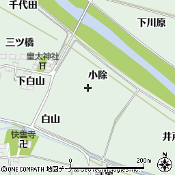 山形県酒田市大豊田周辺の地図