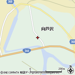山形県酒田市上青沢向芦沢39-1周辺の地図