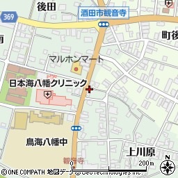 山形県酒田市小泉前田116周辺の地図