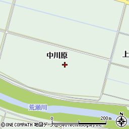 山形県酒田市小泉中川原周辺の地図