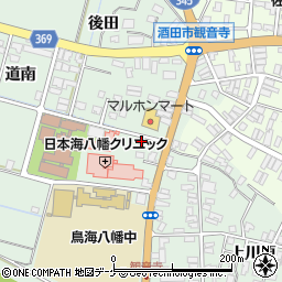 山形県酒田市小泉前田36-1周辺の地図
