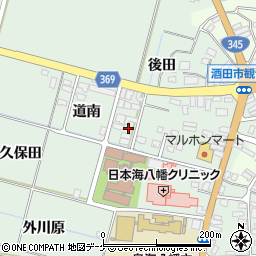 山形県酒田市小泉道南21周辺の地図