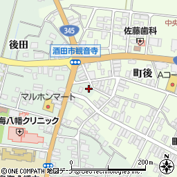 山形県酒田市小泉前田109-1周辺の地図
