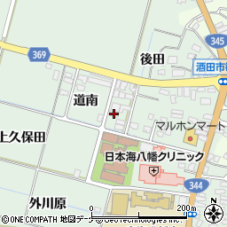 山形県酒田市小泉道南21-7周辺の地図