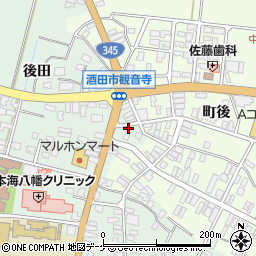 山形県酒田市小泉前田109-2周辺の地図
