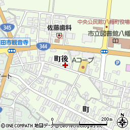 山形県酒田市観音寺町後58-6周辺の地図