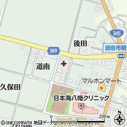 山形県酒田市小泉道南1周辺の地図