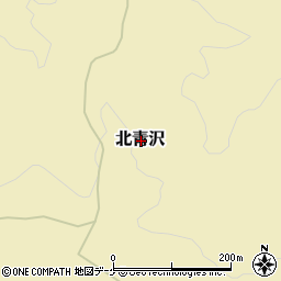 山形県酒田市北青沢周辺の地図