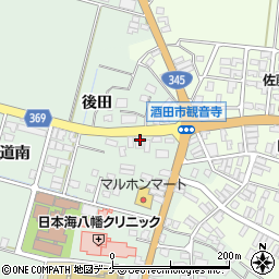 山形県酒田市小泉前田13周辺の地図