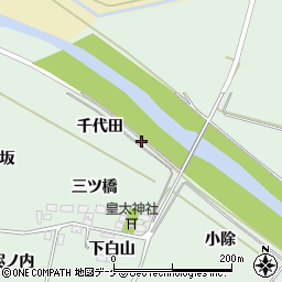 三ッ橋周辺の地図