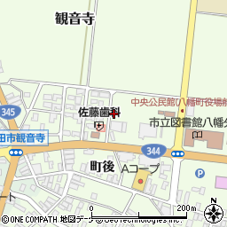 山形県酒田市観音寺前田16-1周辺の地図