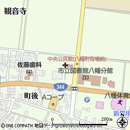 山形県酒田市観音寺前田14-4周辺の地図