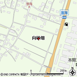 山形県酒田市宮海向砂畑周辺の地図